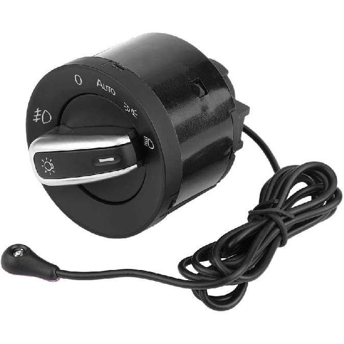 

Auto Headlight Switch, Headlamp Switch with Fog Light Control and Sensor Module for Mk5 Mk6 , 1Z0941431K