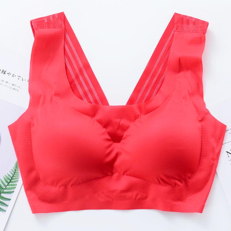 Nahtloser Sport-BH für Damen - Große Größen, Ohne Bügel, Schlafunterstützung, Stoßfest.
