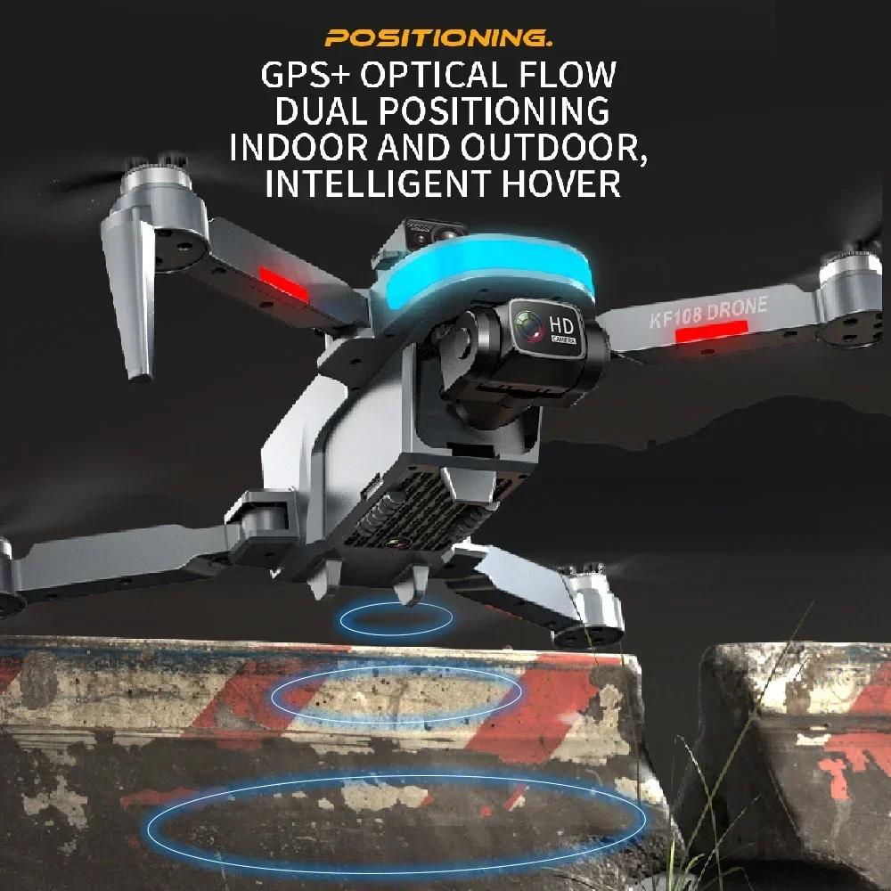 KF108 / KF108MAX GPS Drone 4K HD Dual Camera 360° Obstacle Avoidance Brushless Motor Mini Drone 4K Profesional RC Dron VS L900