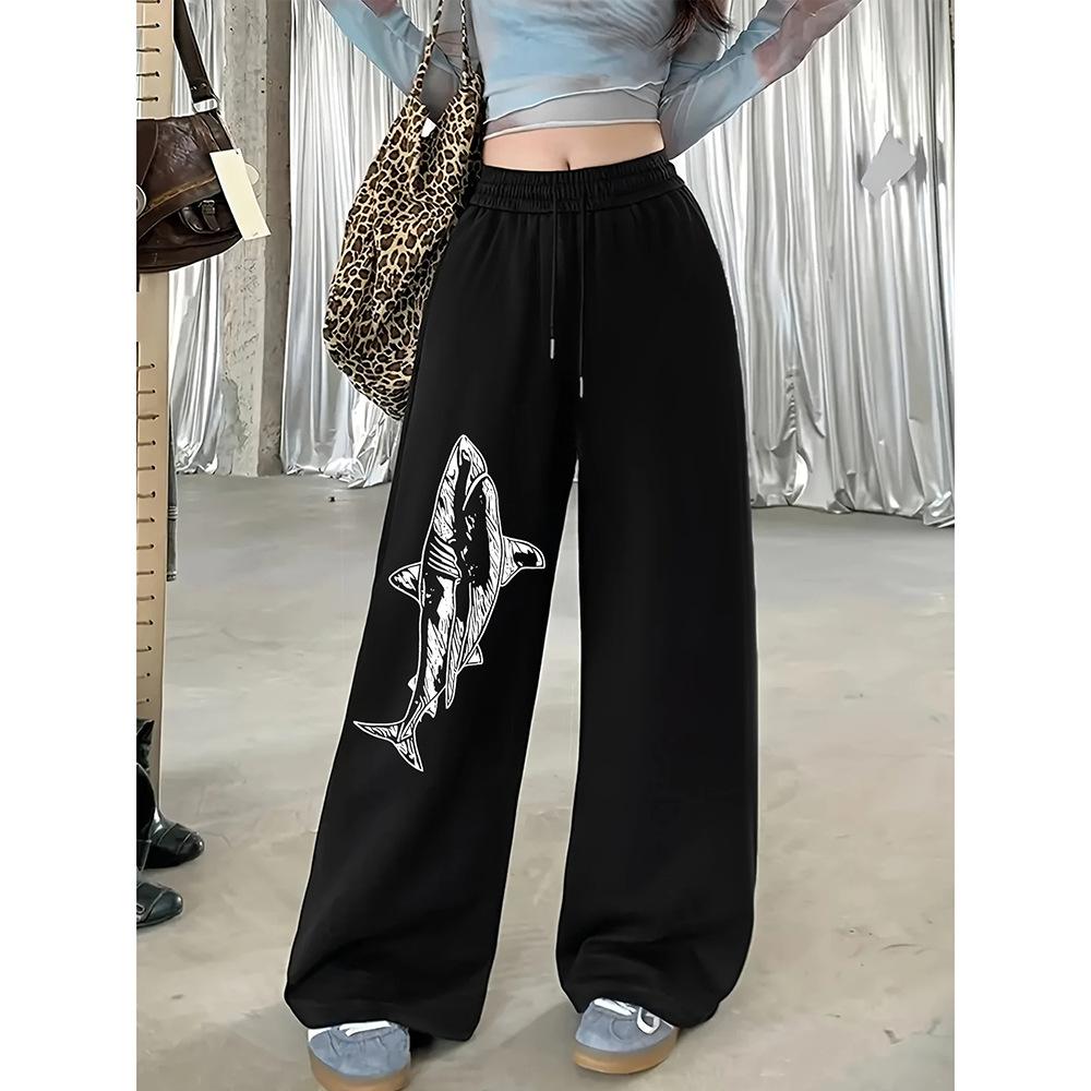 High Street Hip Hop Trend Casual Pants Men's Summer New Loose Niche Straight Versatile Long Pants