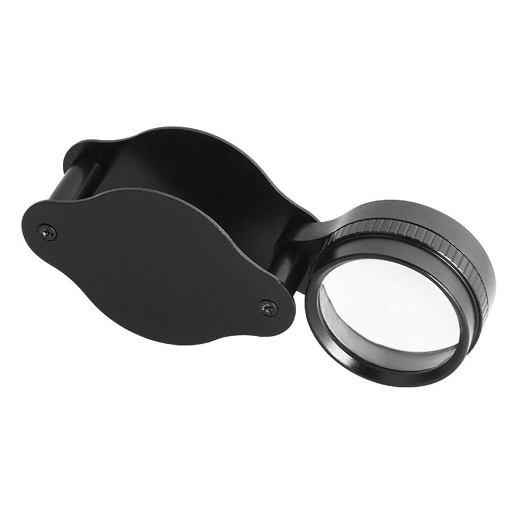 30X Folding Handheld Lens Jewelry Loupe Optical Glass Magnifying Jeweler Eye Glass Magnifier