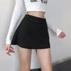 European and American summer sexy solid color hip hugging short skirt for women