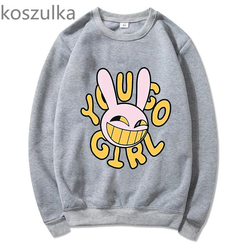 The Amazing Digital Circus Jax Hoodies Mode Frauen Harajuku Lustige Kawaii Hoodies Unisex Casual Vintage Pullover Sweatshirts