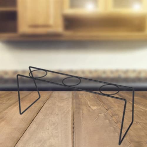 TAKEY Office Tool Coffee Dripper Stand, Pour Into Household Drip Cup Bracket, Three-Hole Black (Champagne, 3 Holes)