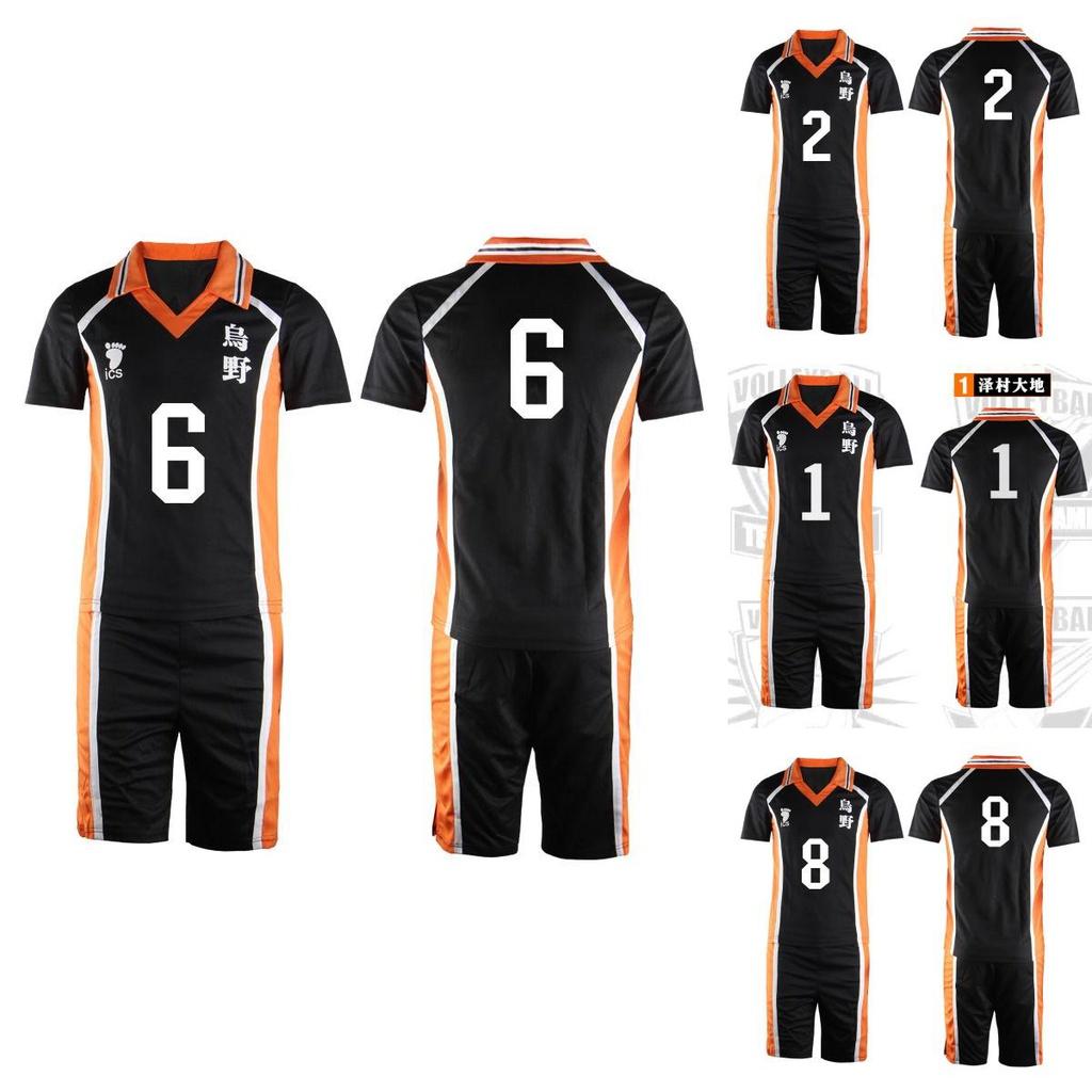 Haikyuu High Karasuno School Uniform Sportswear Suit Jersey Cosplay Costumes