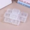 10Pcs 3Ml/5Ml 10-Slot Vial Storage Case Plastic Clear Microtube Storage Box Stackable Freezer Tube Box Diabetic Supplies