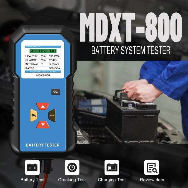 High Accuracy Vehicle Battery Diagnostic Tool With LCD Display Capacity Resistance In 10 Second For Lithium Batteries