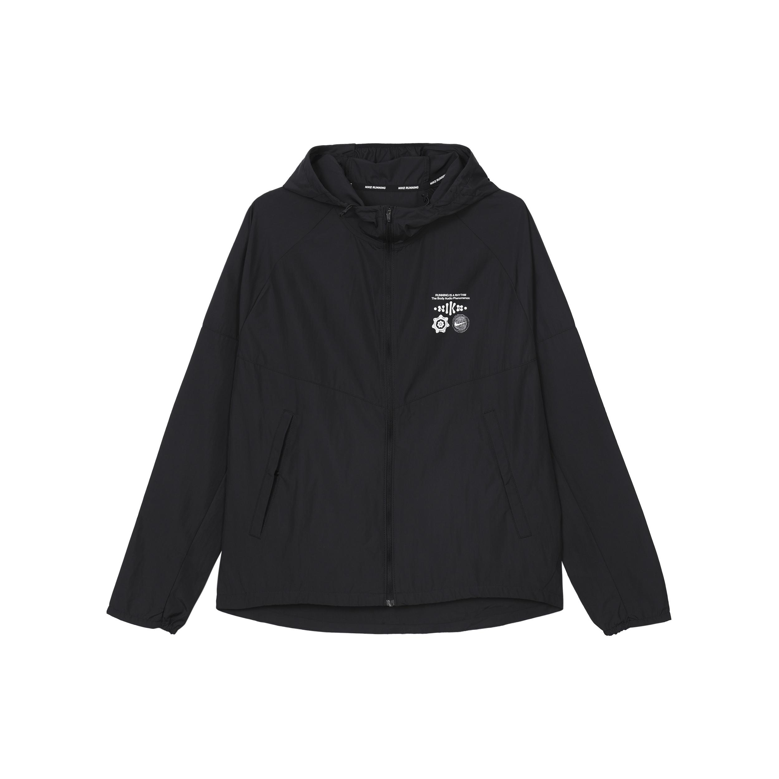 Nike Wild Run Miler Sports Jacket Men s Black Men s DM4721-010 L