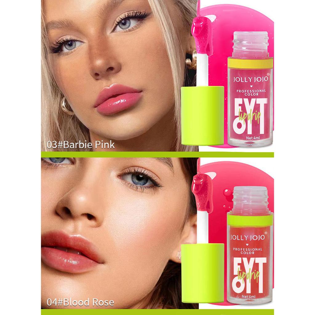 Wässriges Gelee-Lippenöl, flüssiger, feuchtigkeitsspendender Lippenprimer, rissiger Lippenbalsam, transparenter Lipgloss