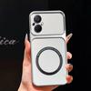 Upgraded Big Lens Protection Case for OPPO Reno8 Z 5G,7 Z Luxury Leather Casing with Magnetic Ring
