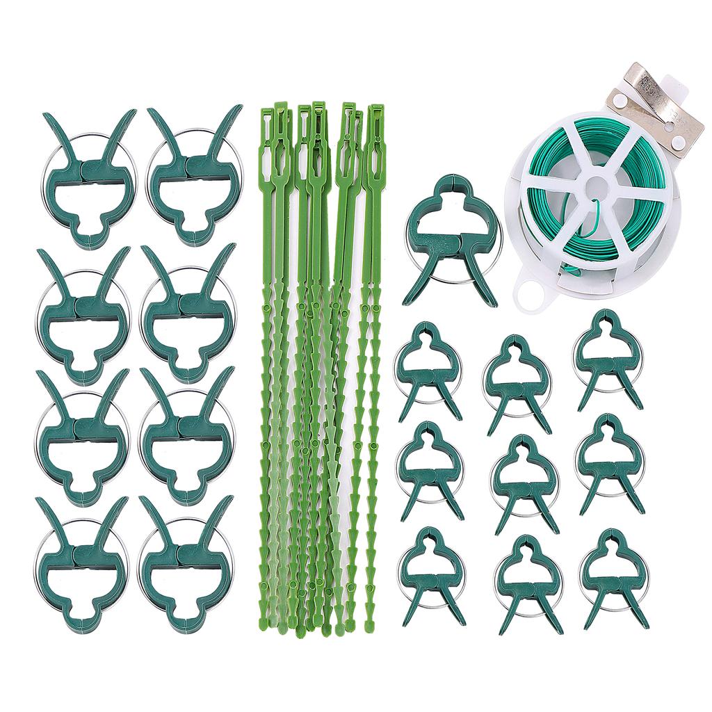 20-100m Garden Plant Tie Plant Branch Climbing Vine Fixed Clip Green Garden Plant Tie Plant Branch Climbing Vine Fixed Cable Tie