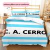 Cerro Porteño  Pattern Bedding Quilt Set  Home Decoration  Gift (1 * duvet cover + 2 * pillowcase  without core)