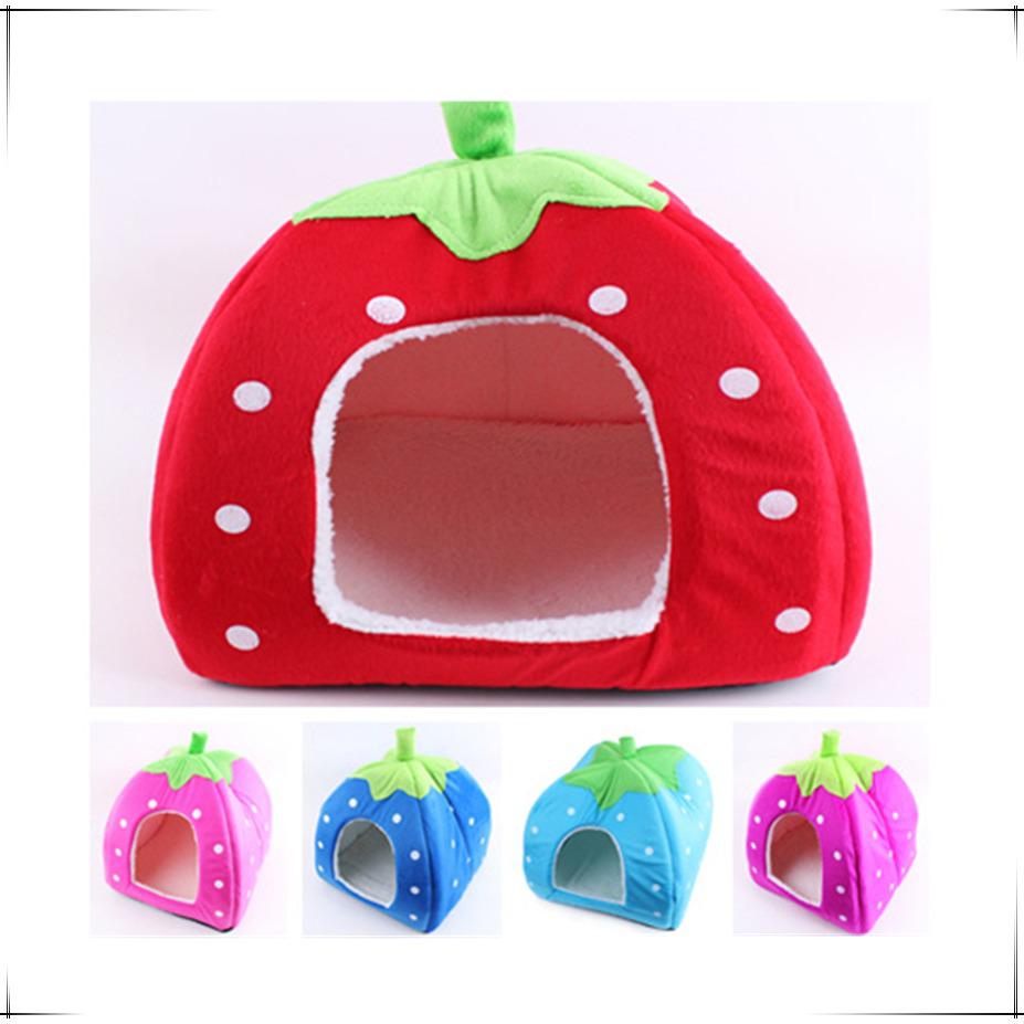 Jahodový pelíšek pro psy a kočky