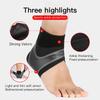 1 Pcs Nylon Ankle Support Bandage Compression Ankle Brace For Gym Fitness Basketball Football Running Sports Injury Prevention