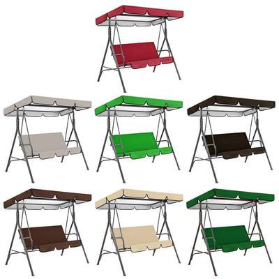 Garden Swing Canopy Top Cover Waterproof Outdoor Swing Chair Hammock Canopy Roof Canopy Replacement Swing Chair Awning