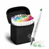 48/60Pcs Brush Tip Alcohol Markers Dual Tip Art Marker Set Portable Brush Markers  Drawing