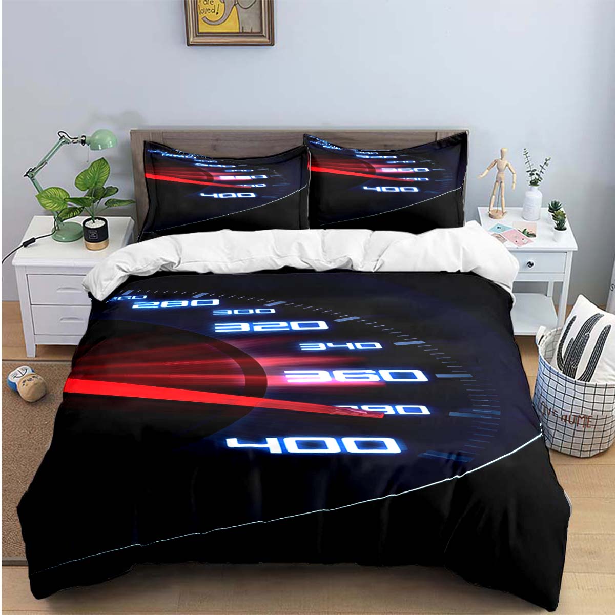 

Exquisite J-Jaguar Bedding Set Single Twin Full King Size Car Fans Bed Linen Adults Teens Bedroom Birthday Gift US Queen(228*228cm)3pcs