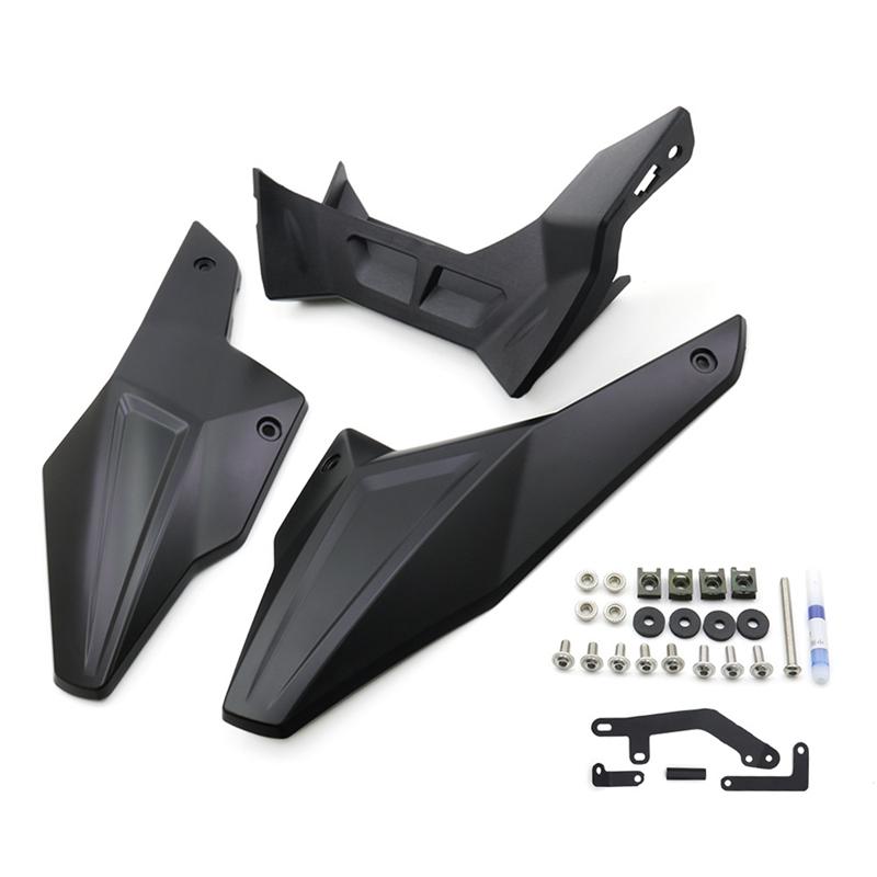 A51K-For Eliminator 500 Engine Guard Foreliminator 500 Engine Chassis Shroud Fairing Black