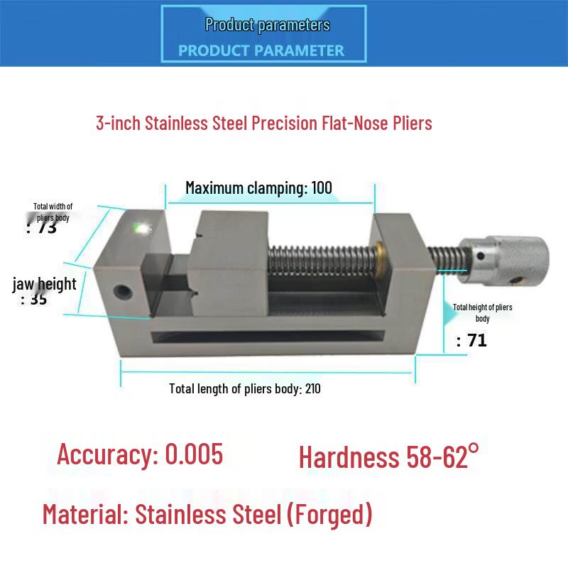 

Rongyu 2-inch Stainless Steel Precision Vise