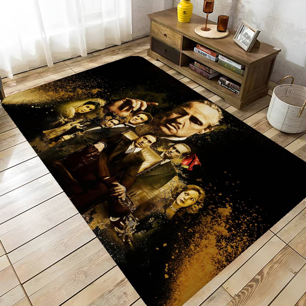 Tappetini da Pavimento Gangster Movie The G-Godfather Antiscivolo Assorbi Acqua Cuscino a Striscia Lunga Tappetino per Camera da Letto Tappeti per la Casa