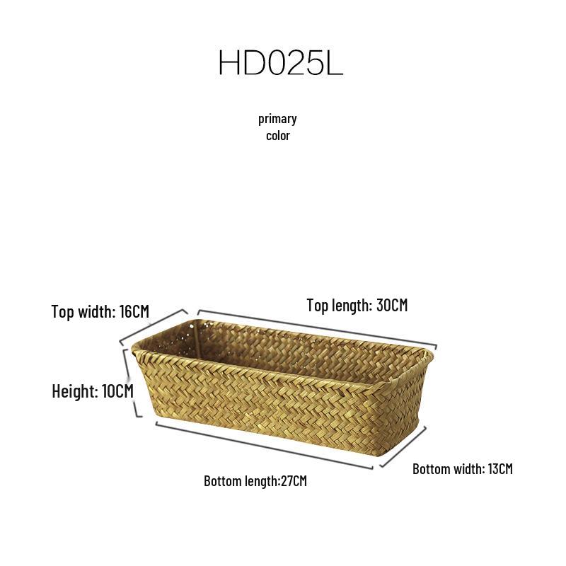 

Настольный органайзер, плетеный из соломы: Корзина для хранения пульта, ключей и закусок