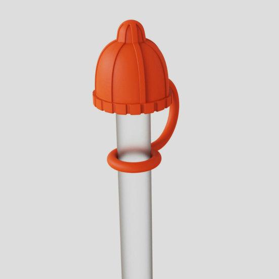 4ks Poklice na slámu Roztomilý klobouk Silikonové nástavce na slámu Prachotěsné Slaměné víko odolné proti stříkající vodě Příslušenství k láhvi na vodu