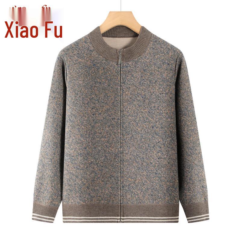 

Xiaofu Women s Mid-Aged Spring/Autumn Knitted Cardigan XL