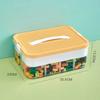 Kids LegoClassified storage Stackable Building Block Storage Box Transparent Dustproof Moisture-proof Plastic Storage Boxes