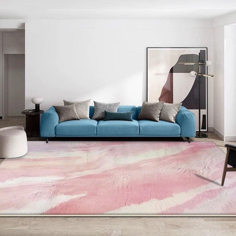 Minimalism Decor Carpets for Living Room Modern Style Large Area Bedroom Rugs Lounge Children Soft Floor Mat Non-slip Bathroom
