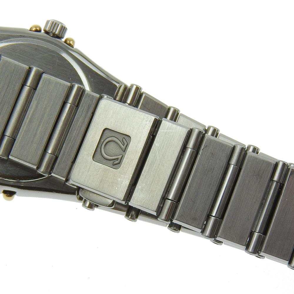Omega Constellation Watches goldDial Plated Gold/Stainless Steel Quartz Analog Display Women Used