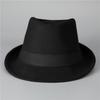 Top hat men's autumn and winter British jazz hat gentleman's hat thickened woolen warm hat