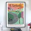 Cycling Race Posters Classic Cycling Monuments Tours Paris Canvas Painting Prints Bike Wall Art Pictures for Home Decoration