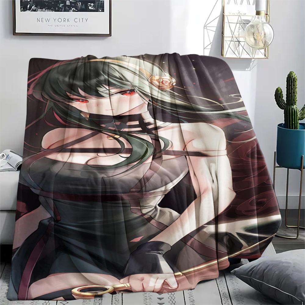 1 Pezzo Coperta in Flanella con Stampa Cartone Animato, Alta Qualità Confortevole per Tutte le Stagioni, Decorazione per la Casa, Calore e Comfort, Perfetta per Regalo di Natale Compleanno
