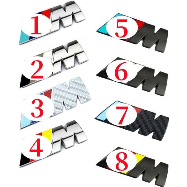 

Стайлинг автомобиля M Sports 3D металлическая наклейка на переднюю решетку и эмблема багажника для 1 3 4 5 6 7 серии X1 X3 X4 X5 X6