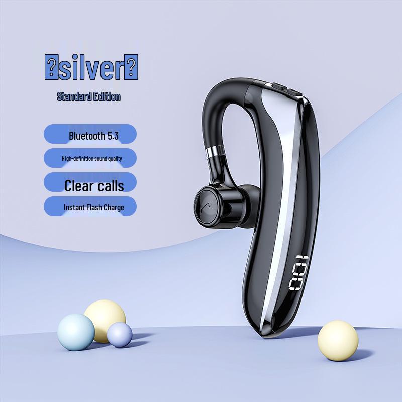 2025 Wireless Ear-Hook Bluetooth Headphones - 240 Hr Battery, Noise Reduction