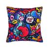 Pillow Cover Cartoon Cute Doodle Fashion Pillow Case For Sofa Couch Bed Living Room Pillowcases