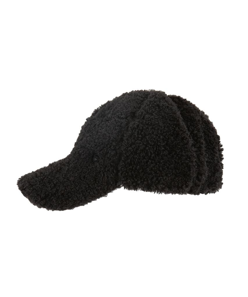 Gesison Fleece Logo Ball Cap_Black