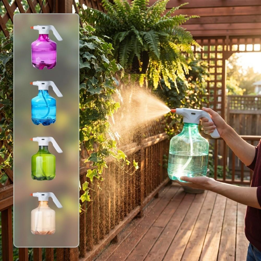 3L Electric Spray Bottle Adjustable Nozzle Garden Sprayer Electric Watering Kettle  Cleaning