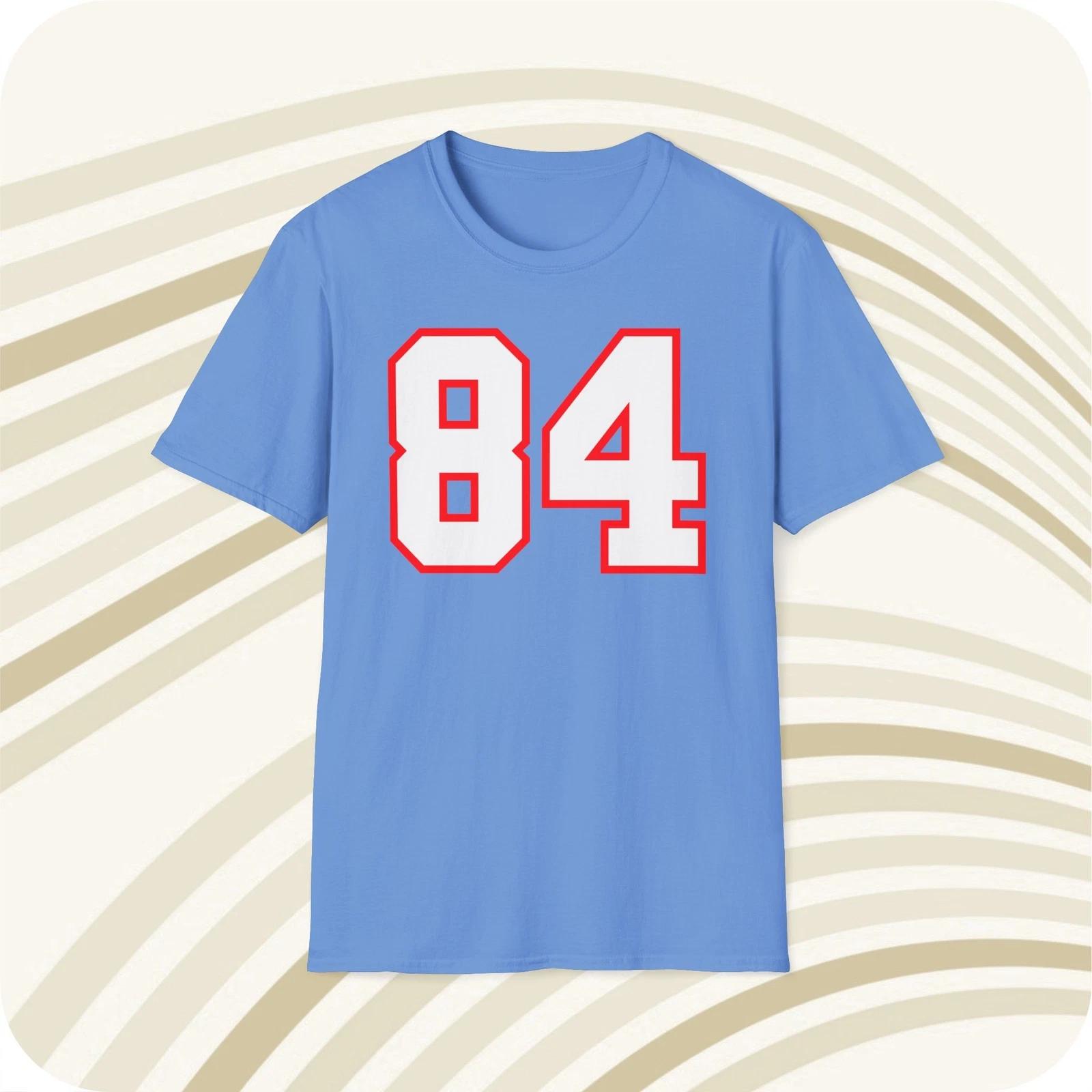 Billy  White Shoes  Johnson Houston Oilers Jersey T shirt - Front & Back Print S