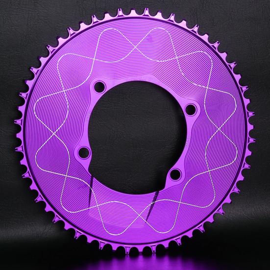 Motor Sprocket Heavy Duty Aluminum Alloy Chainring 40T To 58T Waterproof Rustproof Tooth Disc Replacement for Road Bike