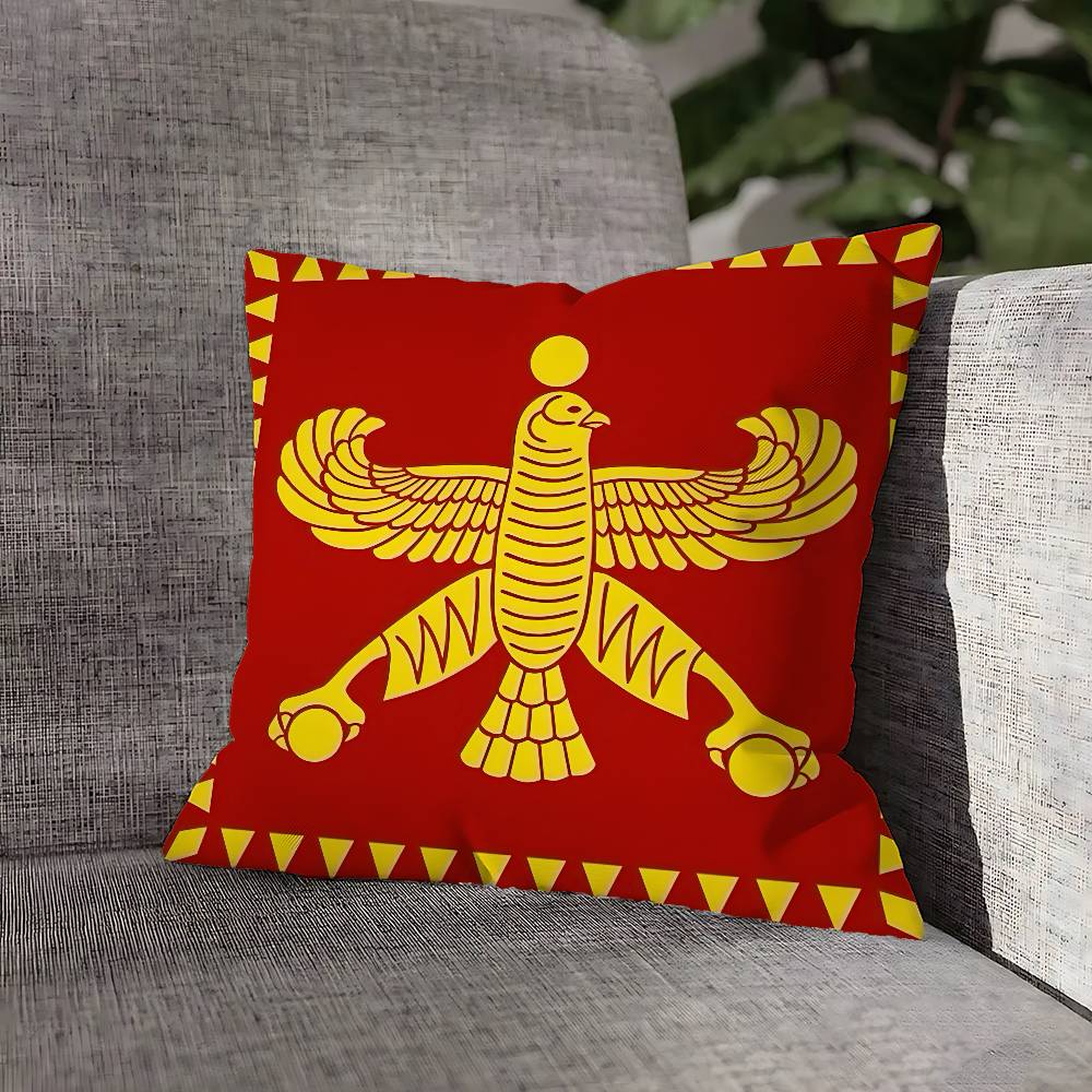 A-Achaemenid E-Empire Throw Pillow Case For 45x45cm 40x40cm 55x55cm 50x50cm 30x30cm Square Car Pillowcase Shell