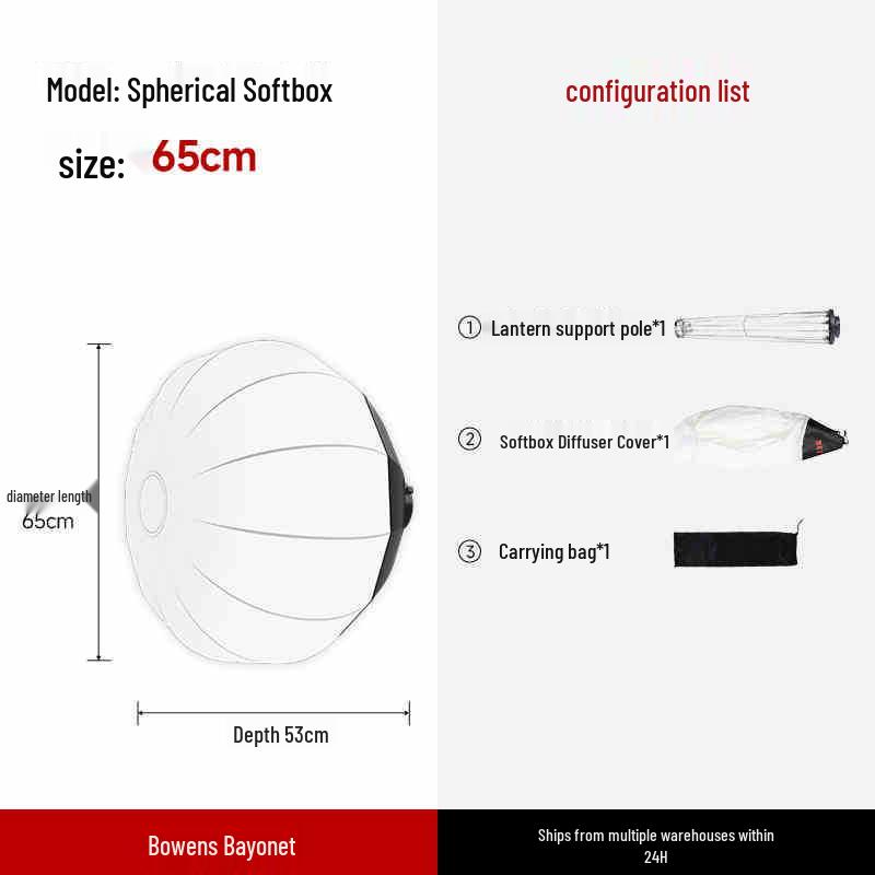 Bei Yang Quick Release 90 Deep Parabolic Softbox with Egg Crate