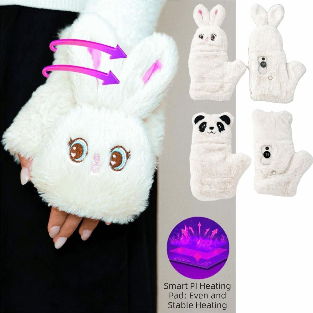 Kein Handschuh-Entfernen Cartoon Plüsch Handwärmer USB Heizung Handwärmer Winter Heizung