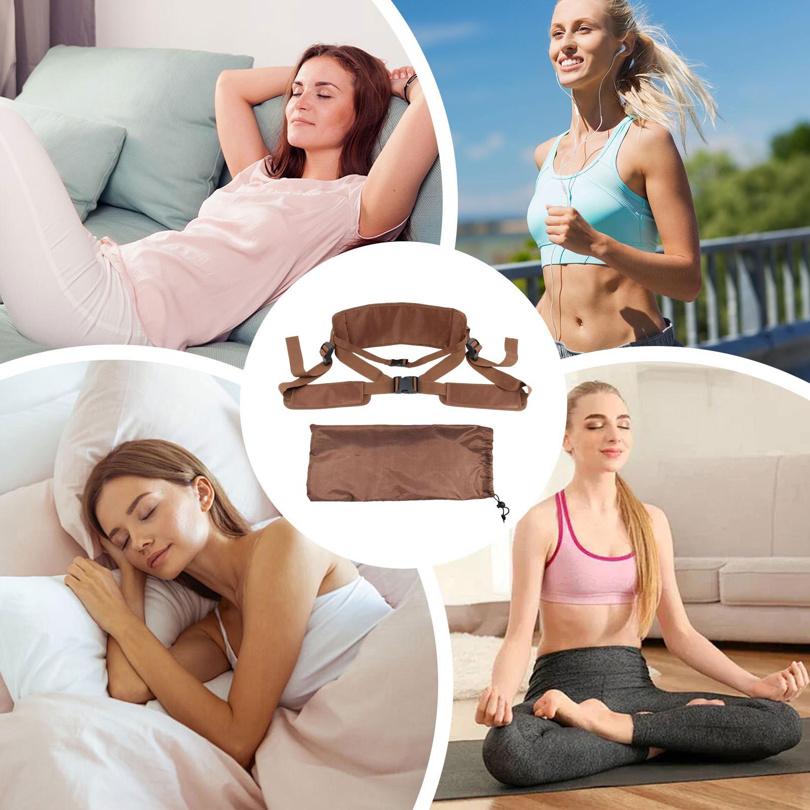 Meditation straps adjustable length Super elastic material Perfectly fits the body curve Effectively relieve waist pressure
