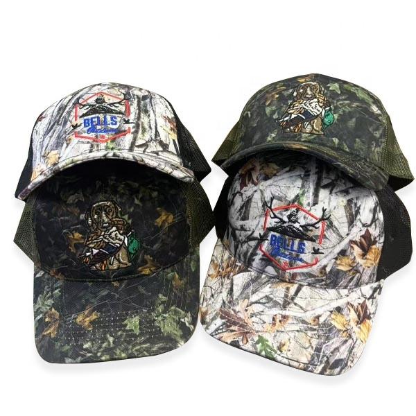 Wholesale OEM Embroidery Brand logo Blank 6 Panel Mesh Camouflage Snapback Cap Camo Trucker Hat Custom High Quality 54-64cm чёрный