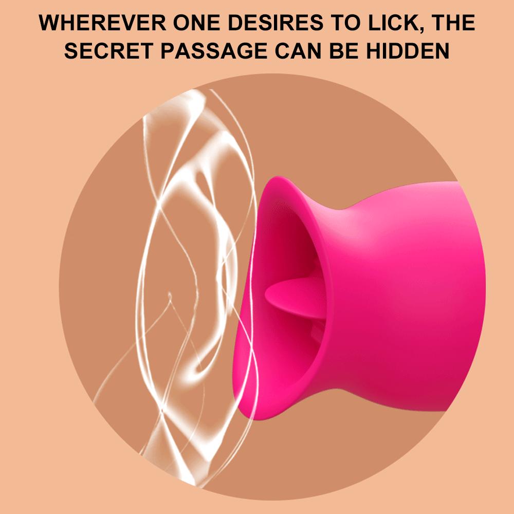 2 In 1 G-Spot Clitoral Tongue Licking Vibrator With Vibrating Egg Clitoris Stimulator Nipples Clit Sex Toys For Women Adults 18
