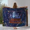 Classic Game Heroes of Might and Magic Map Flannel Blanket,Soft Plush Throw for Home Bedroom Bed Sofa Cover Camping Picnic gift