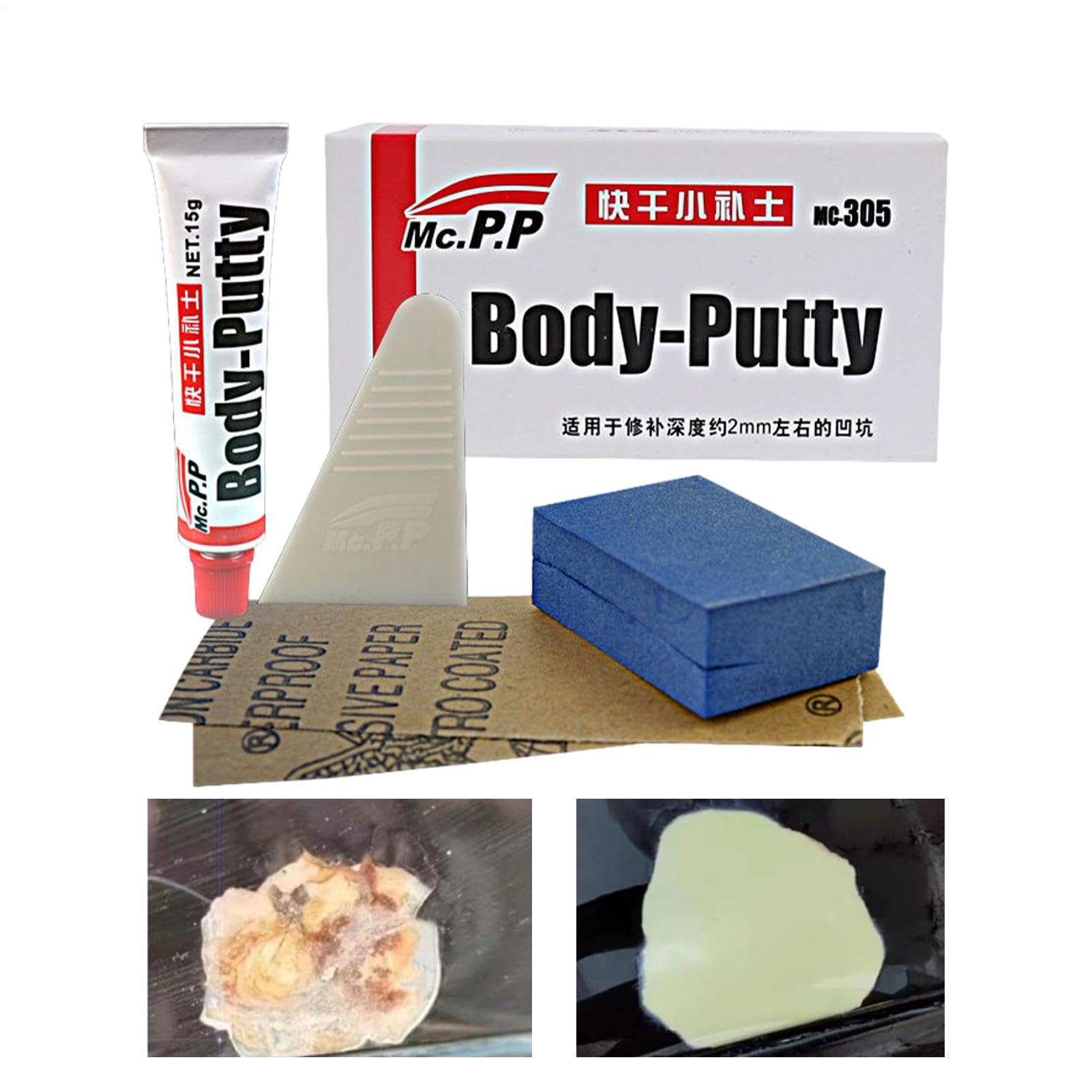 

Car Scratch Repair Kit, Car Scratch Remover Kit | Auto Body Repair Putty | Please refer to the description