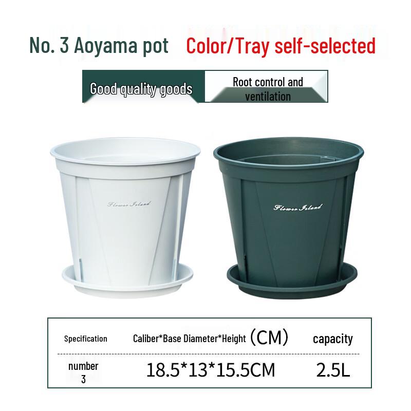 HC Control Root Plastic Flower Pot