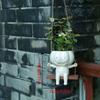 Succulents Halloween Flower Pot Plastic Swing Pumpkin Plant Basket  Home Balcony